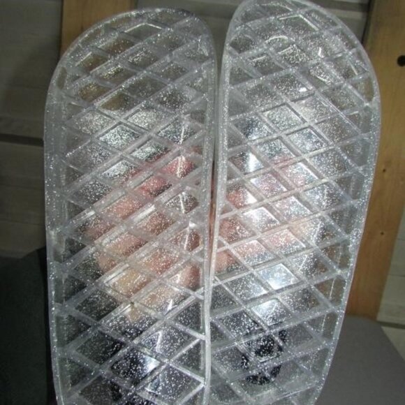 BOGO ECKO Unlimited Clear Jelly Slides Sandals womans 9.5/10 mens 7.5/8 UNISEX - Picture 5 of 6